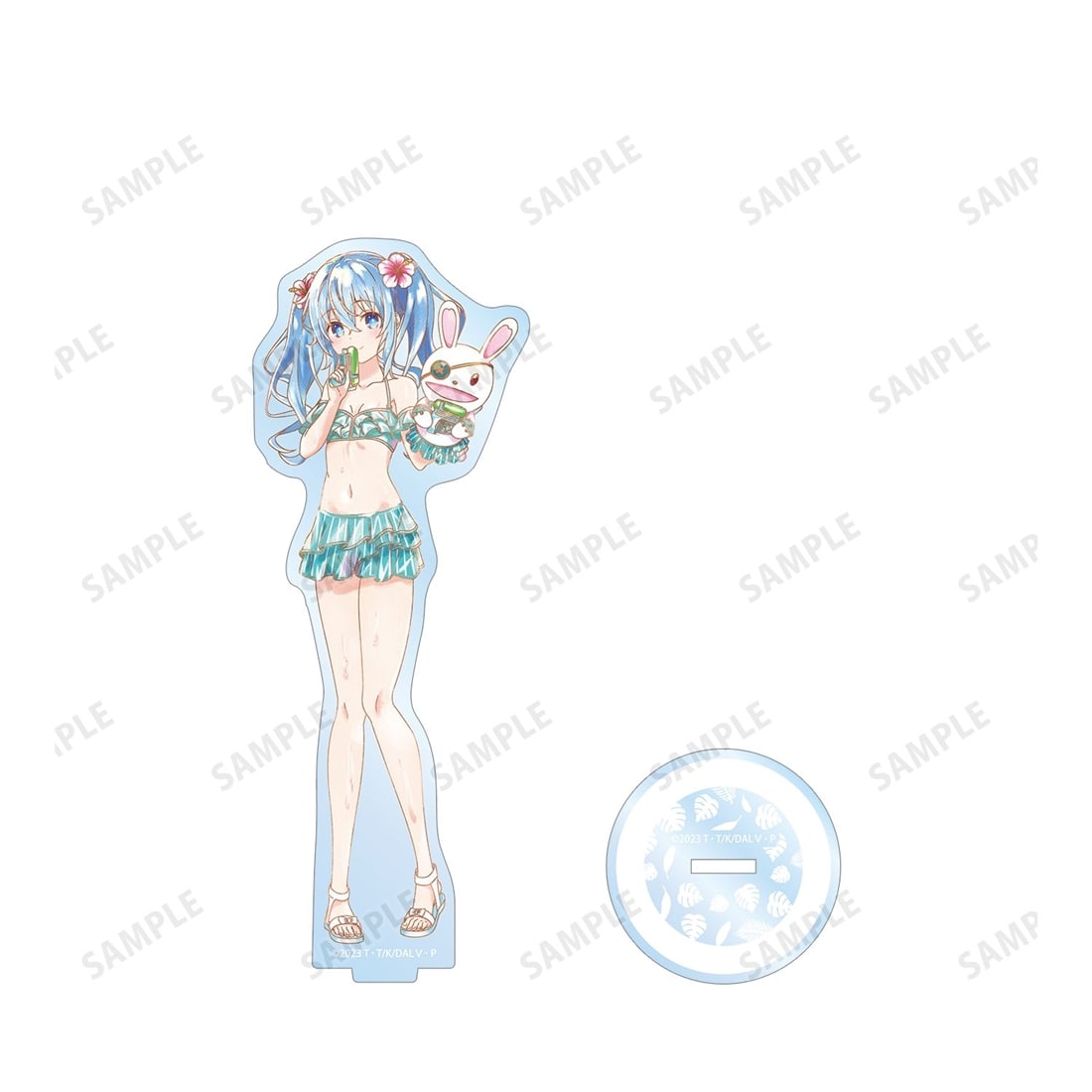 デート・ア・ライブV 描き下ろし 四糸乃 デート・ア・バカンスver. Ani-Art aqua label BIGアクリルスタンド