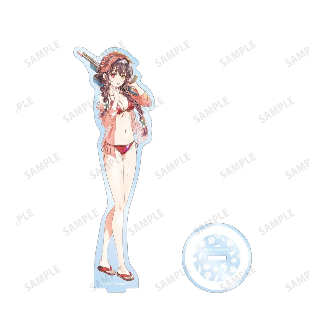デート・ア・ライブV 描き下ろし 時崎狂三 デート・ア・バカンスver. Ani-Art aqua label BIGアクリルスタンド