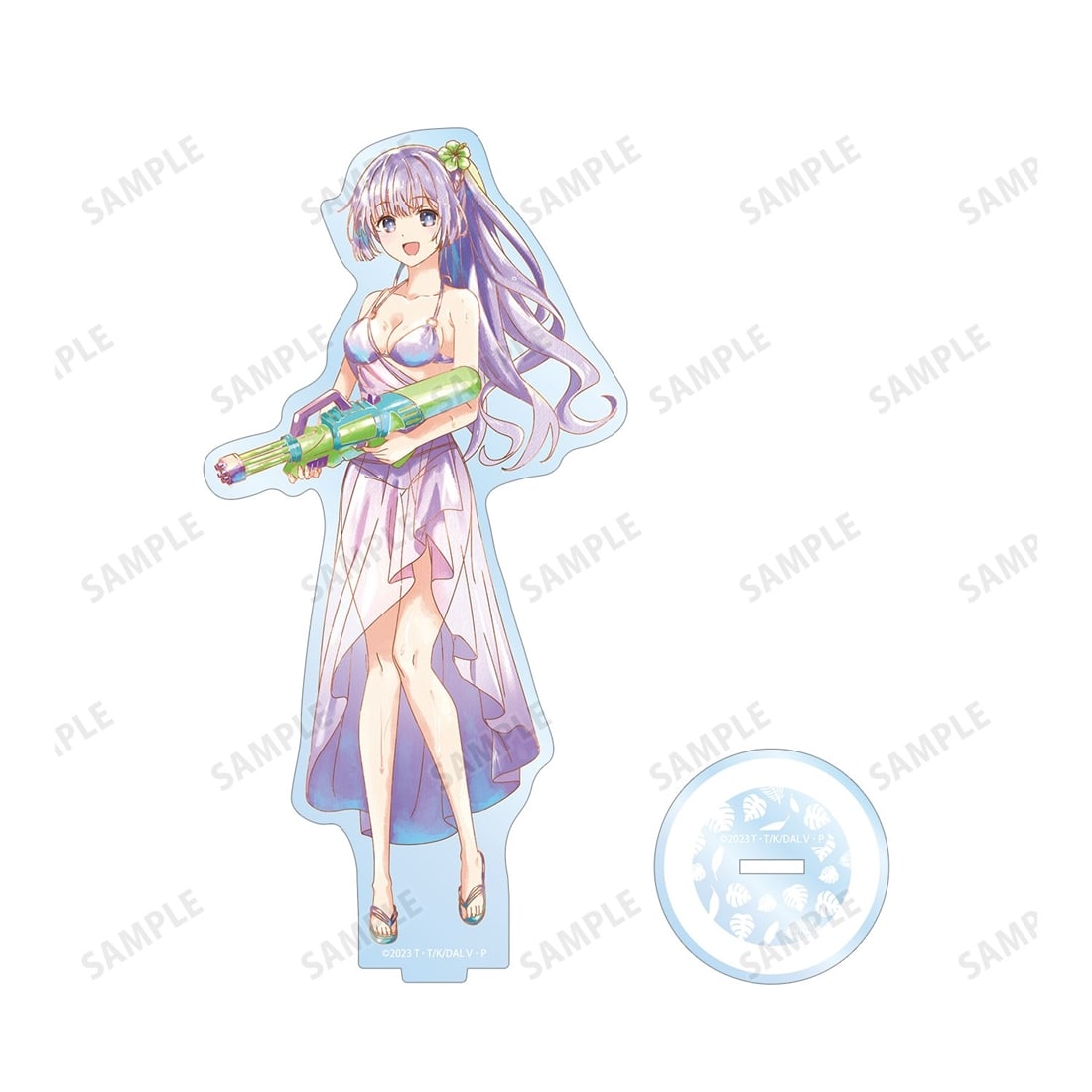 デート・ア・ライブV 描き下ろし 誘宵美九 デート・ア・バカンスver. Ani-Art aqua label BIGアクリルスタンド