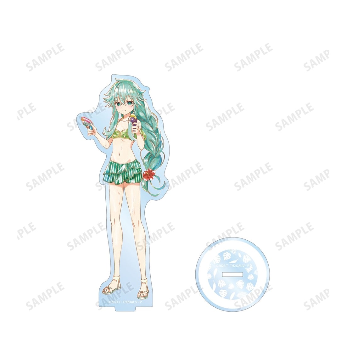 デート・ア・ライブV 描き下ろし 七罪 デート・ア・バカンスver. Ani-Art aqua label BIGアクリルスタンド