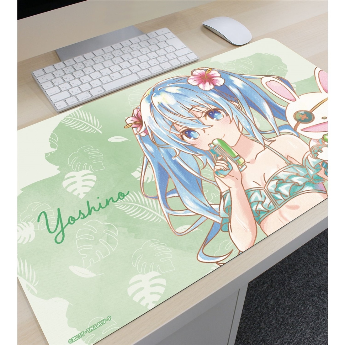 デート・ア・ライブV 描き下ろし 四糸乃 デート・ア・バカンスver. Ani-Art aqua label マルチデスクマット