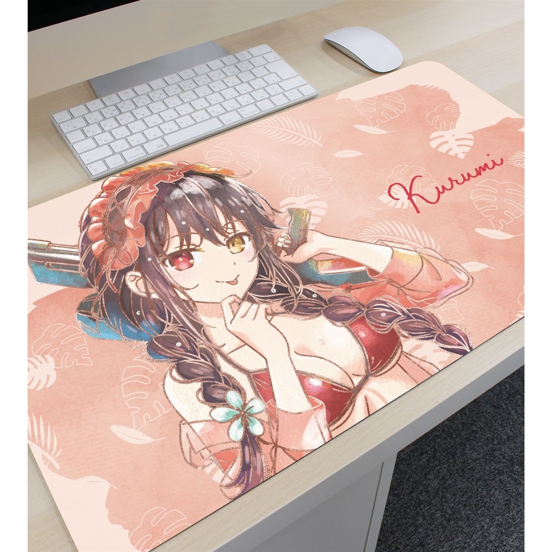 デート・ア・ライブV 描き下ろし 時崎狂三 デート・ア・バカンスver. Ani-Art aqua label マルチデスクマット