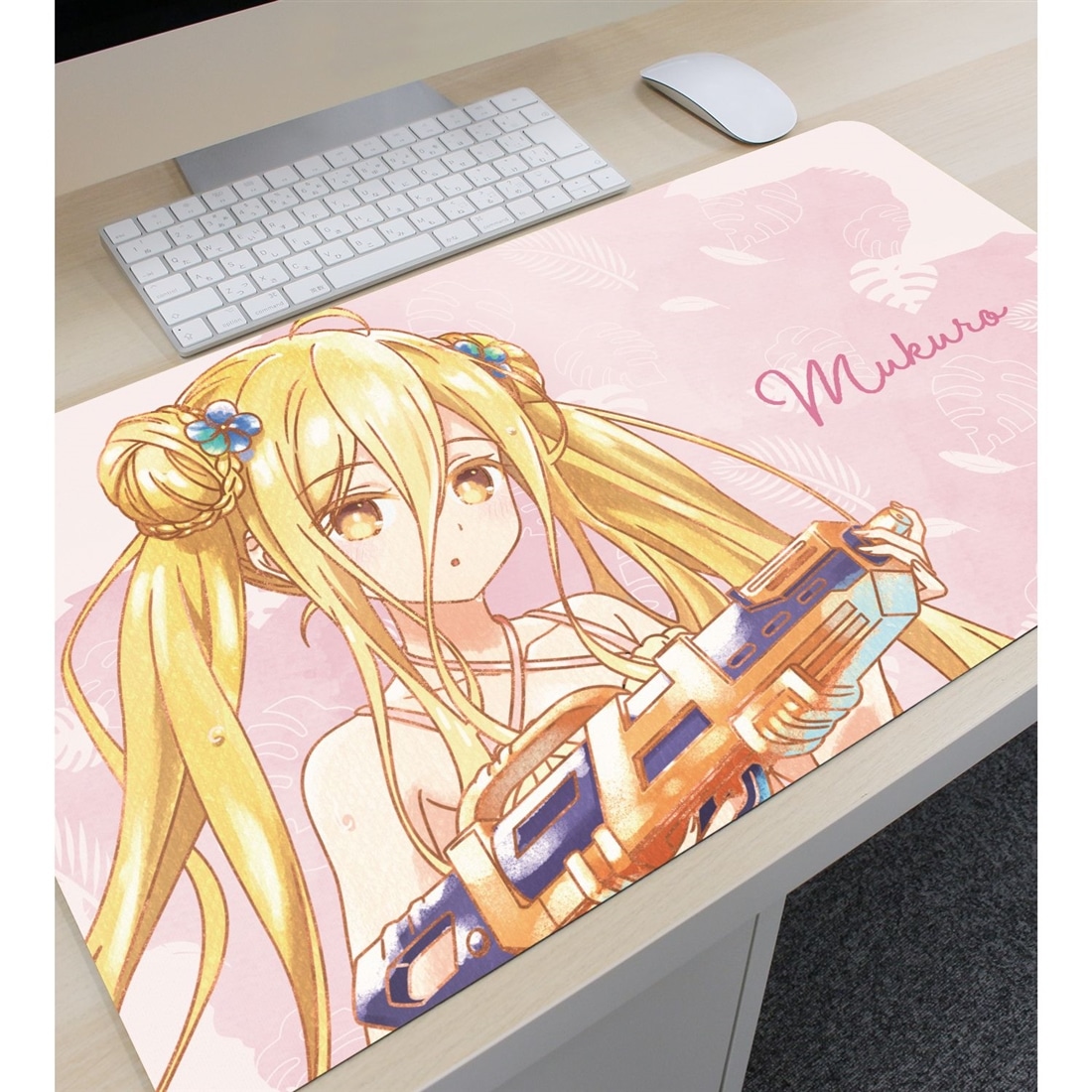 デート・ア・ライブV 描き下ろし 星宮六喰 デート・ア・バカンスver. Ani-Art aqua label マルチデスクマット