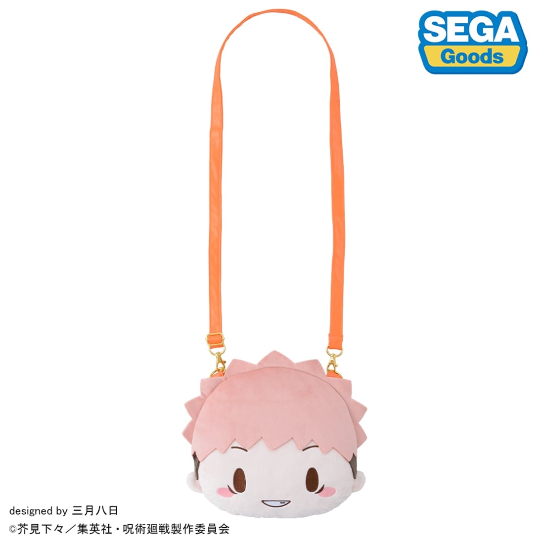 呪術廻戦 5周年 虎杖悠仁 ふわぷち フェイスショルダーバッグ M