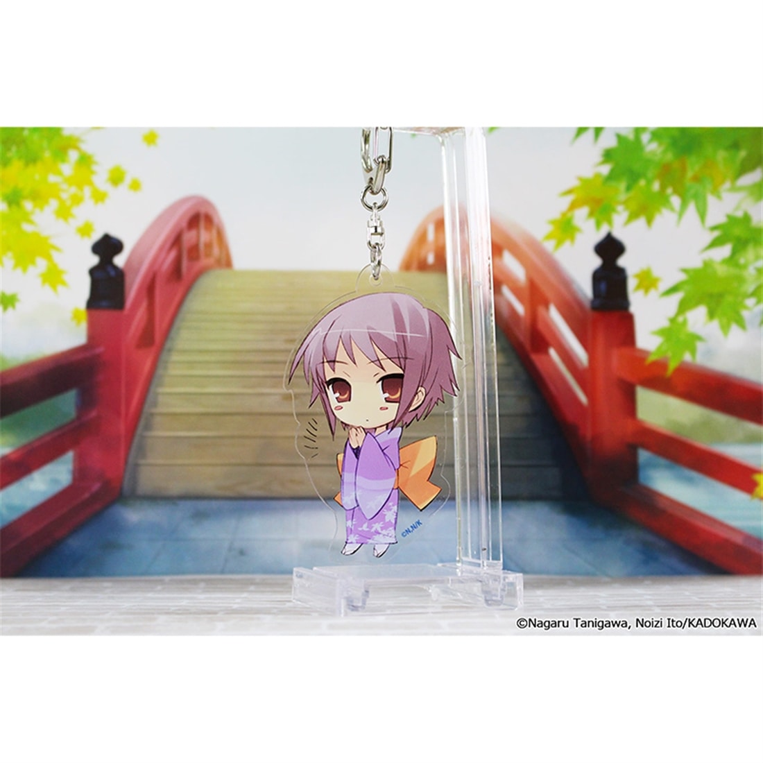 涼宮ハルヒシリーズ ミニキャラアクリルキーホルダー 有希