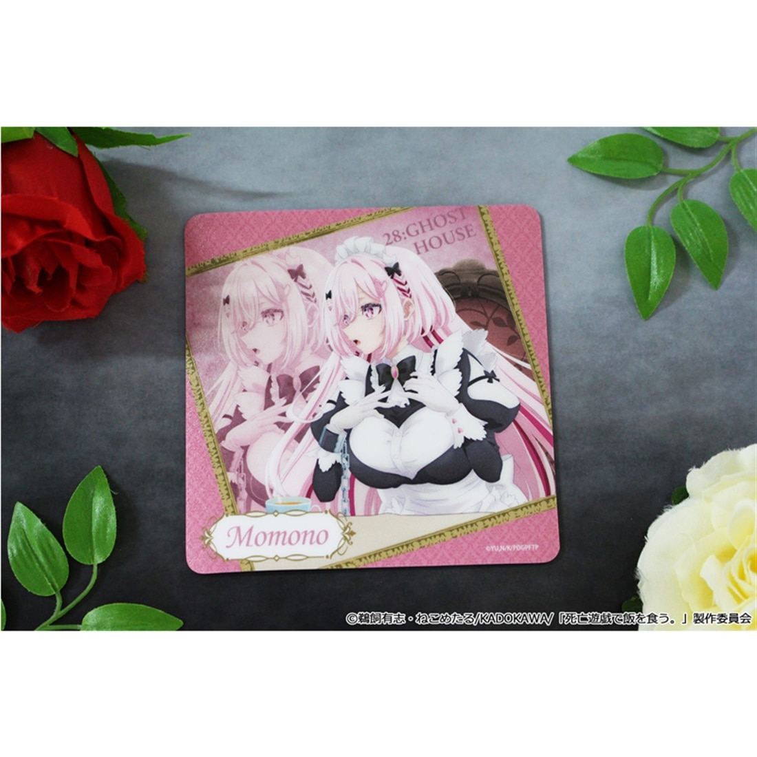 死亡遊戯で飯を食う。 ラバーマットコースター 桃乃