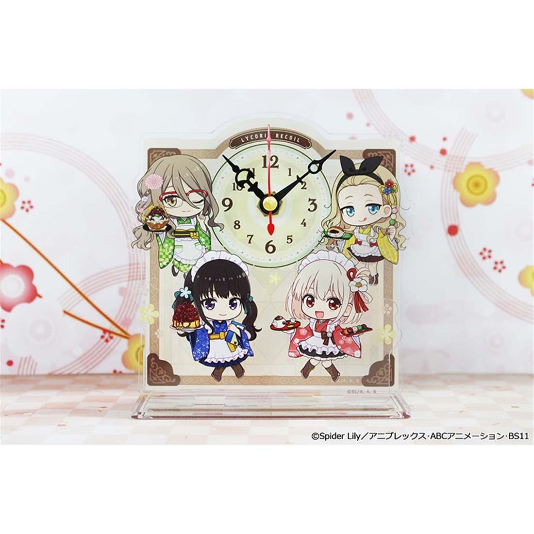 リコリス・リコイル ぷちちょこミニアクリル置時計 和メイドver.