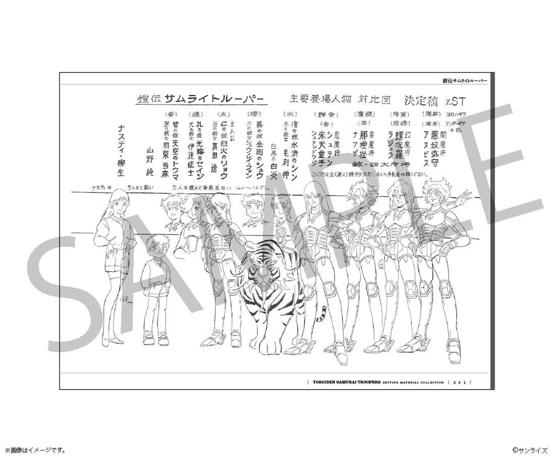 鎧伝サムライトルーパー 設定資料集