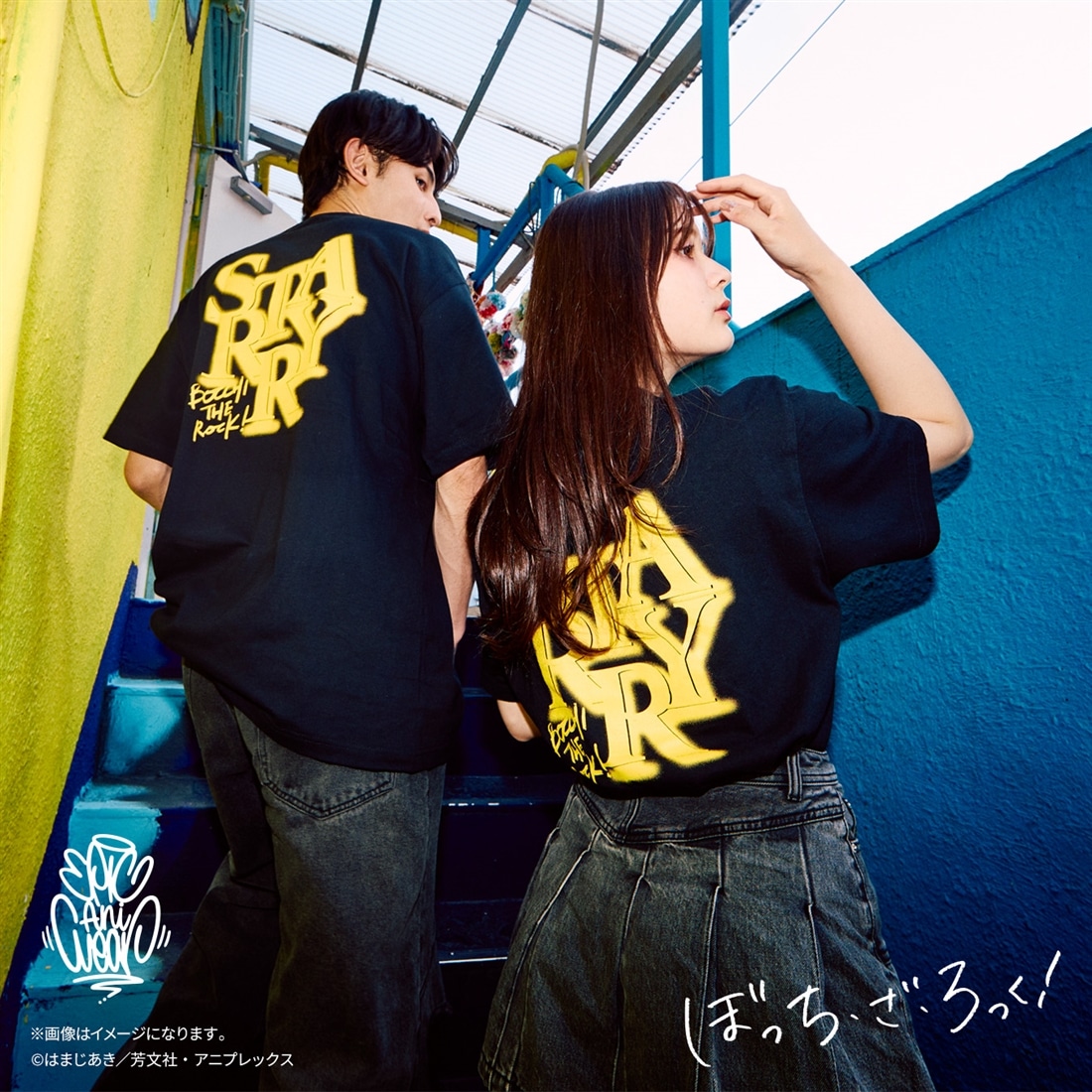 ぼっち・ざ・ろっく！ EpicAniWear 結束バンドモチーフデザインTEE M M