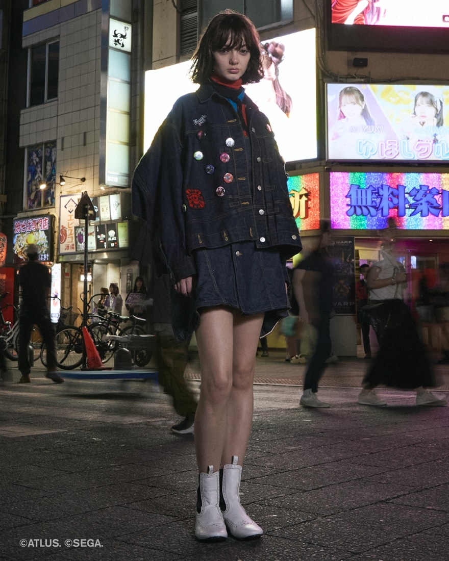 beautiful people×P5R double-end denim blouson indigo 36サイズ 36サイズ