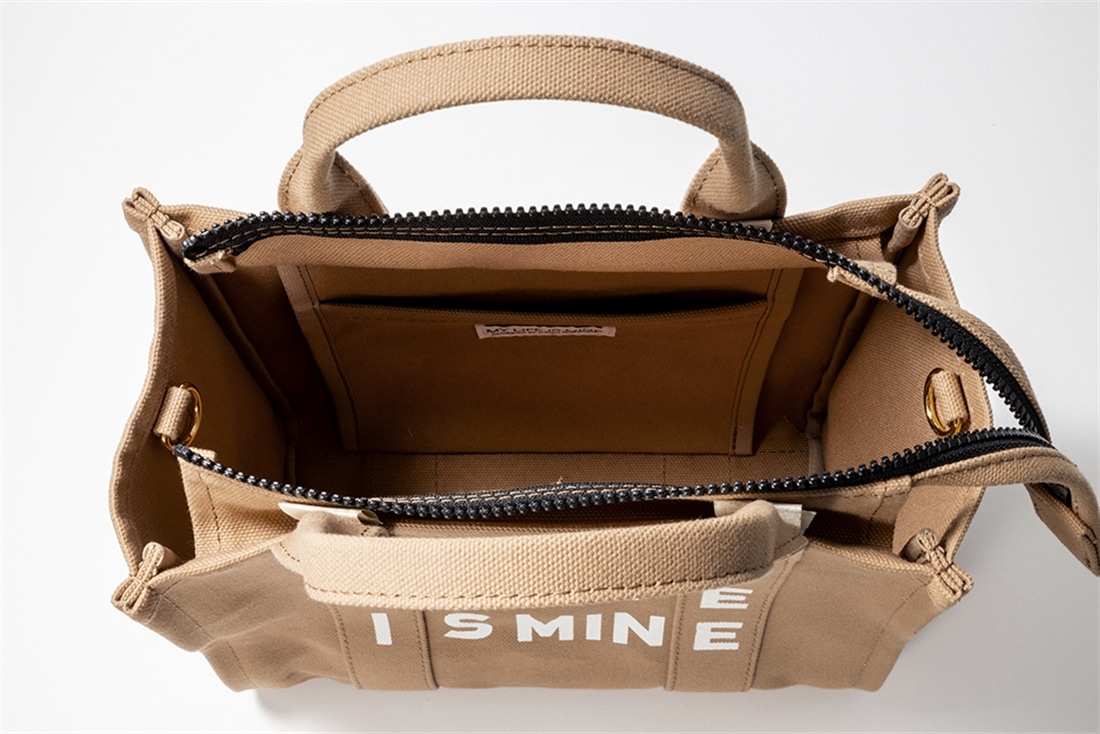 ワタナベ薫「MY LIFE IS MINE トートバッグ」<キャメル>