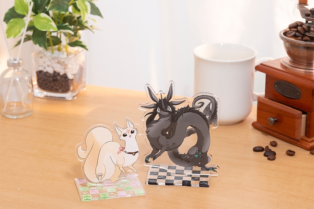 モナカ＆ヨロボシのなかよしアクリルスタンド