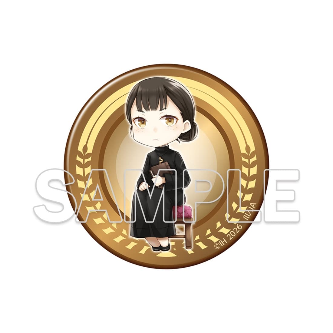 『狼と香辛料』原作20周年記念 トレーディング缶バッジ　描き下ろしミニキャラver.