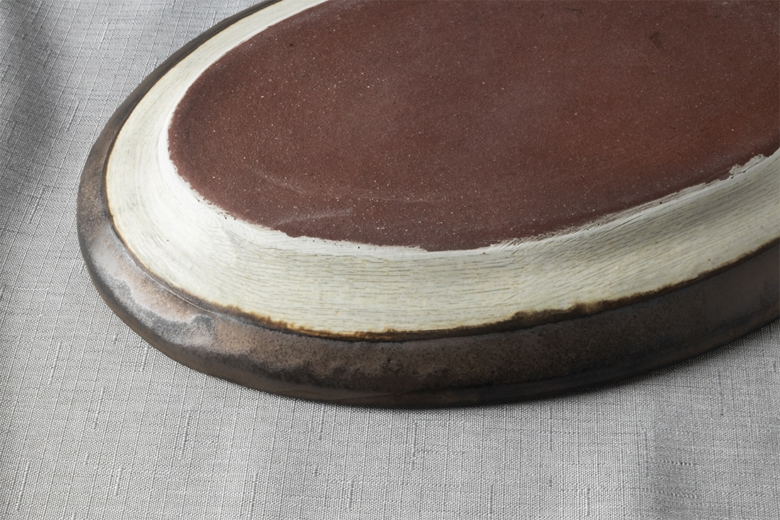 しょうけん  みんなでもひとりでも、ちょうどいいオーバルの器　2枚セット