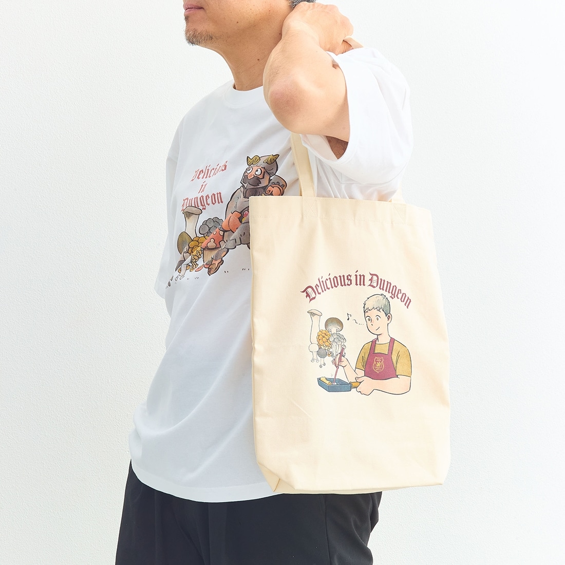 【二次受注】「公式レシピブック おうちで作れるダンジョン飯」九井諒子描き下ろし　トートバッグ