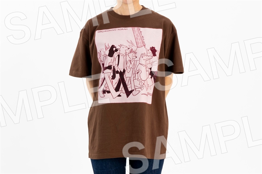 【直筆サイン本付き】『おもいこみのノラ２』コンプリートセット（TシャツL　ブラウン）