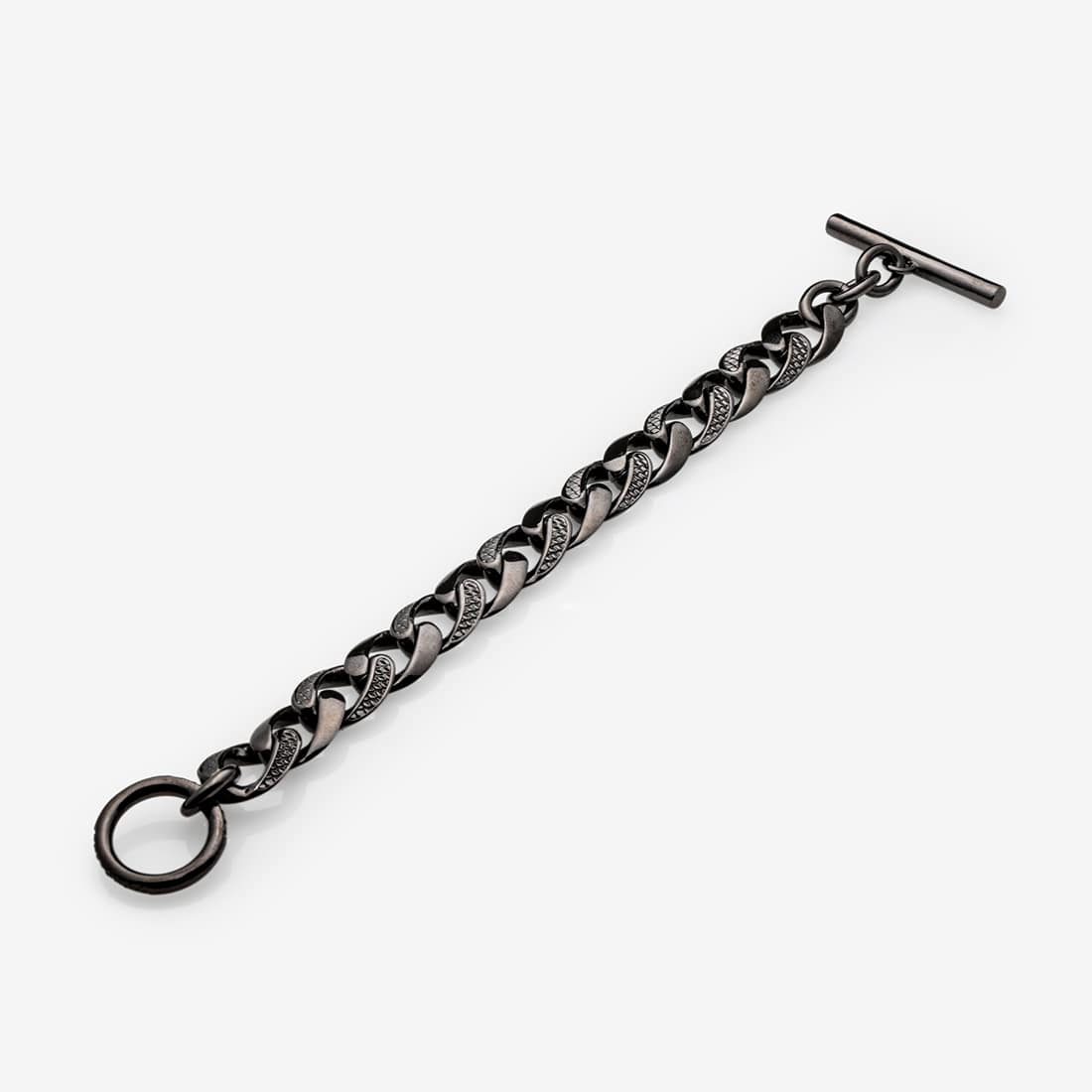 【龍が如く】OX JEWELRy Limited Scale Chain Bracelet for ICHIBAN KASUGA ブラック　Sサイズ ブラック Sサイズ