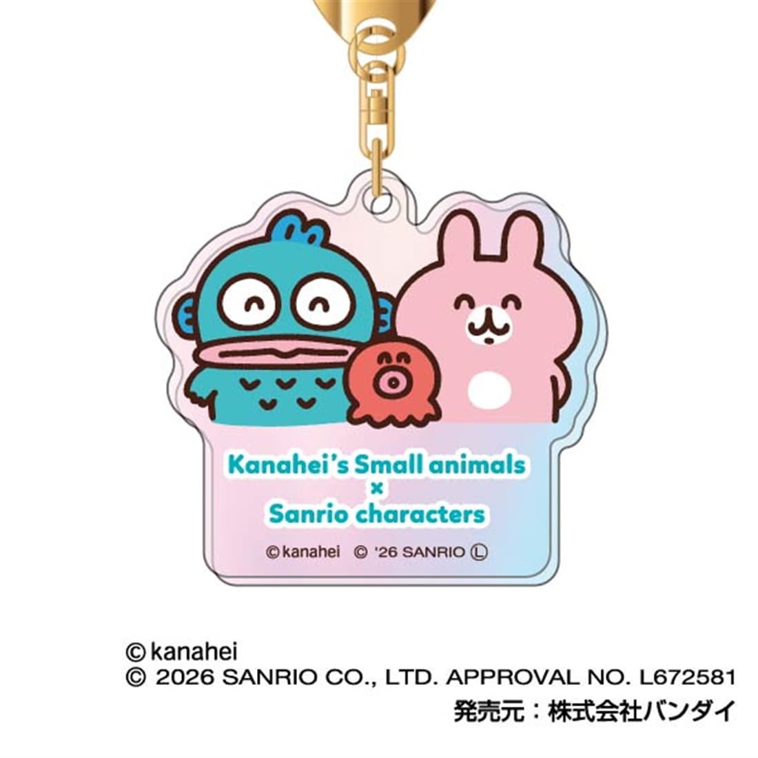 カナヘイの小動物×サンリオキャラクターズ オーロラアクリルキーホルダー 【1BOX】