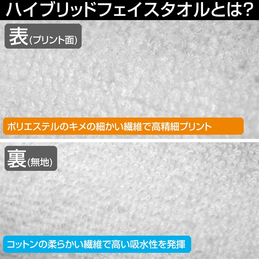 デート・ア・ライブⅤ 時崎狂三 ハイブリッドフェイスタオル