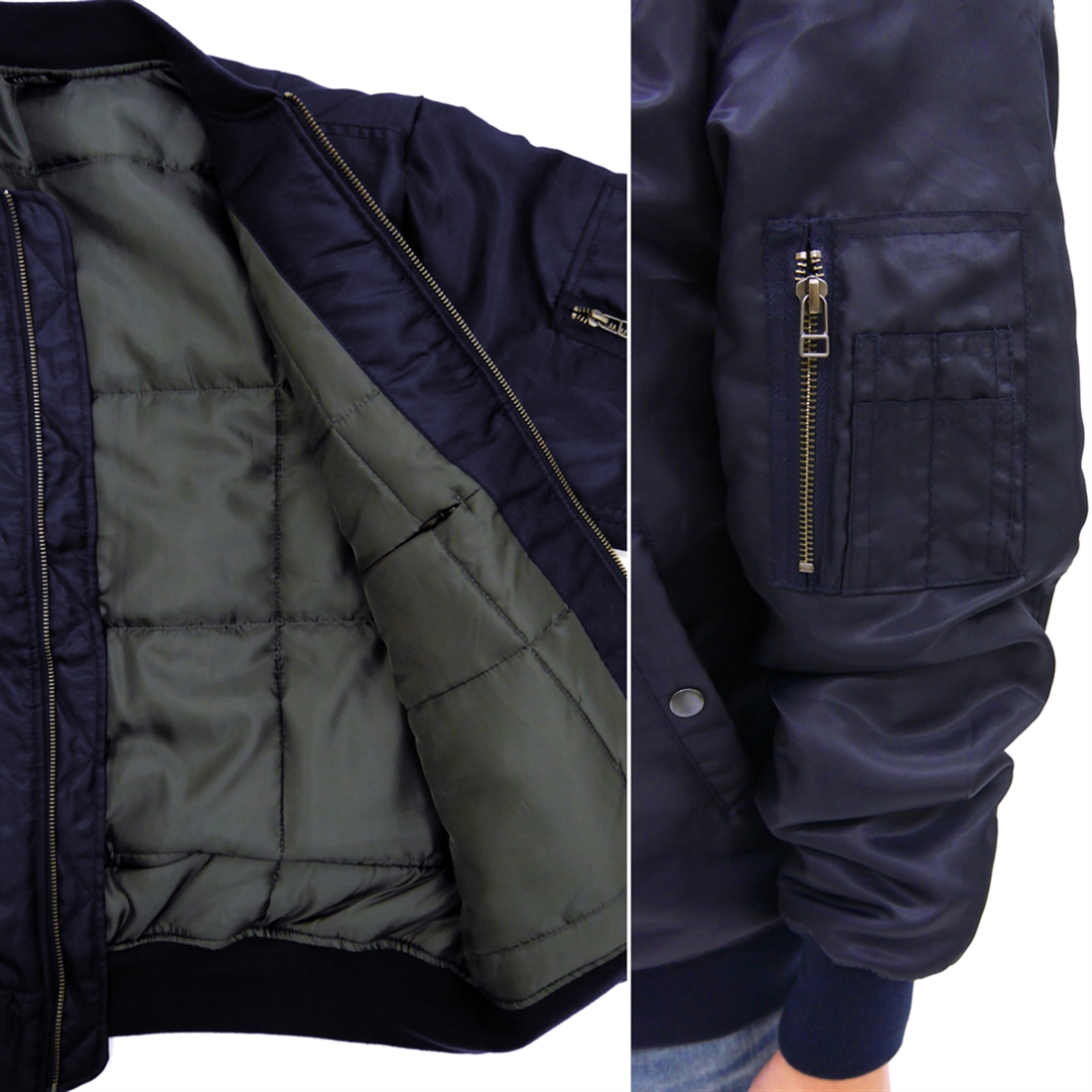 ガールズ＆パンツァー 最終章 あんこうチーム MA-1ジャケット Ver.2.0 NAVY XL NAVY XL