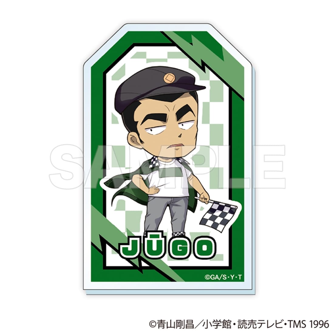 名探偵コナン トレーディングアクリルバッジスタンド チェッカーフラッグ① 【1BOX】