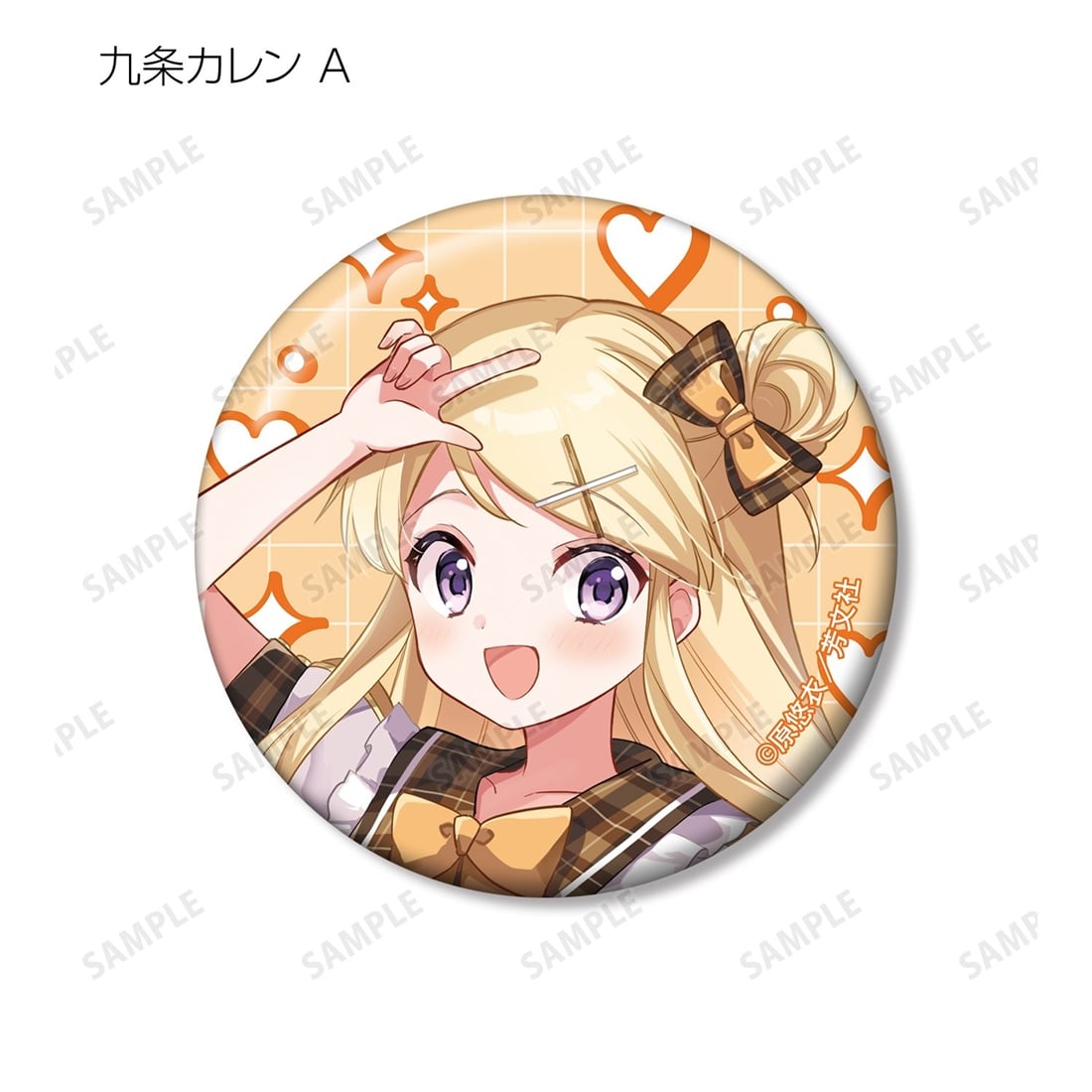 きんいろモザイク 原悠衣先生 描き下ろし アイドル風衣装ver. トレーディング缶バッジ 【1BOX】