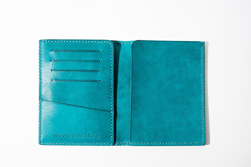 宮増侑嬉旅するターコイズのピアス＆ネックレス＆パスポートケースセット