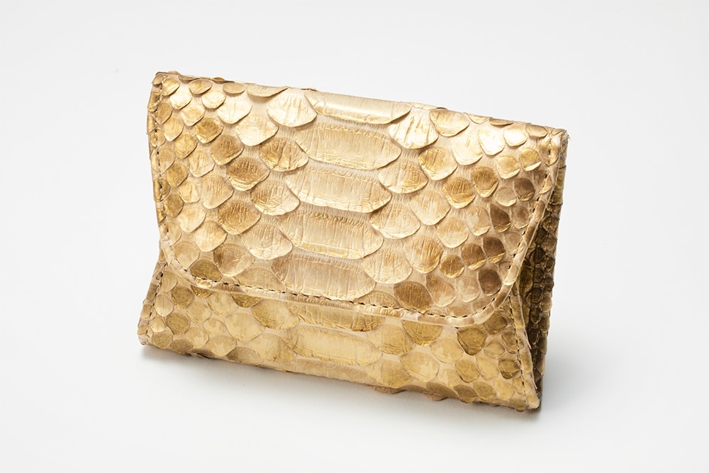 【数量限定】ハッピー.三姉妹　金運アップ巳守豆財布（みまもりまめざいふ）　シャンパンゴールド