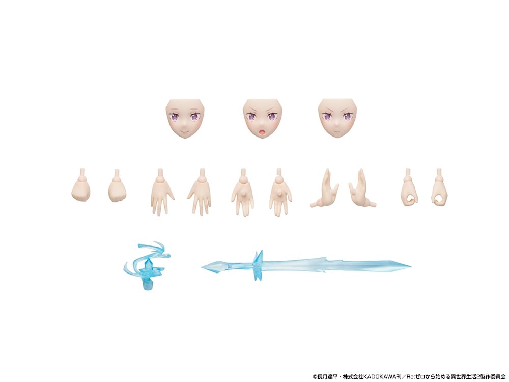 【限定特典付き】KADOKAWA PLASTIC MODEL SERIES 「Re:ゼロから始める異世界生活」 エミリア カッティングマット エミリアカラーver.付き 通常版（マット付）