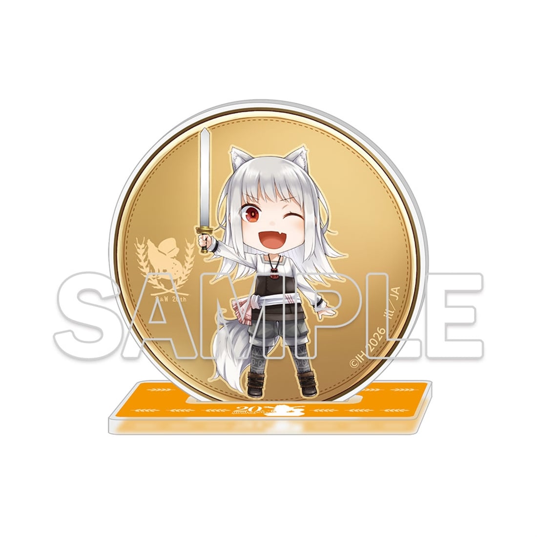 『狼と香辛料』原作20周年記念 トレーディングコイン風アクリルマスコット