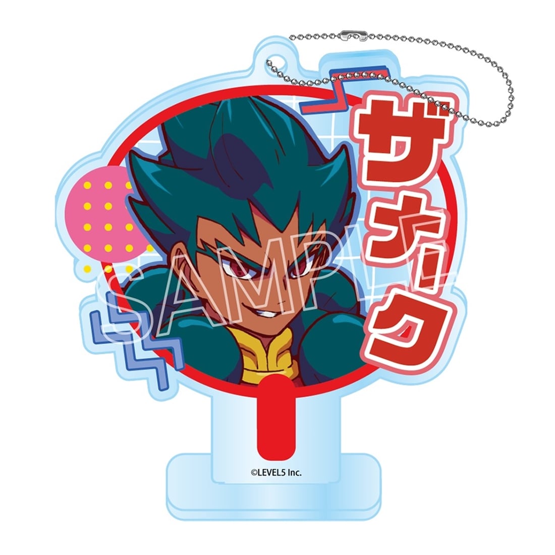 イナズマイレブン英雄たちのヴィクトリーロード ビビッドラインシリーズ　デコうちわキーチェーン Vol.3（単品） デコうちわキーチェーン 単品