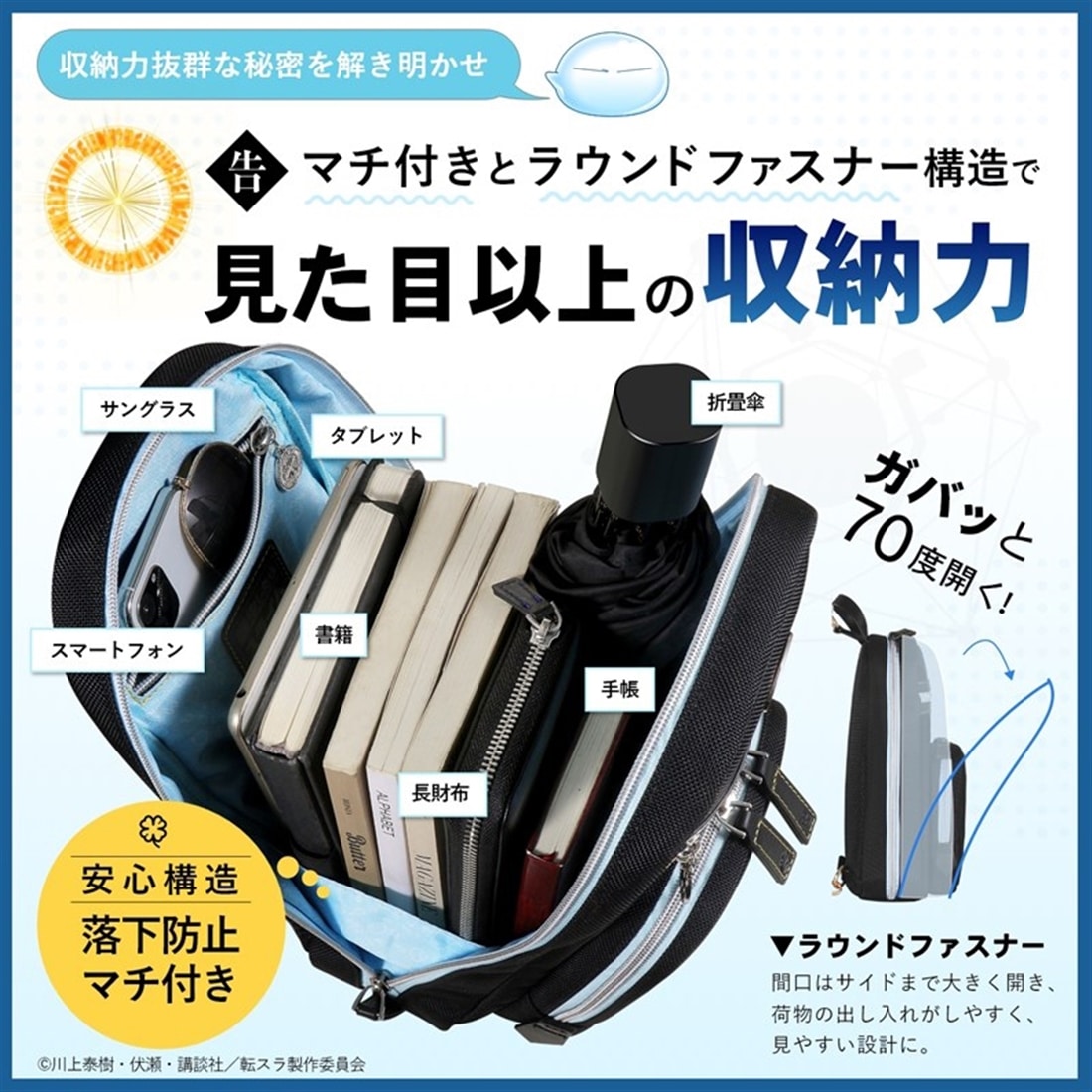 転生したらスライムだった件 2WAY仕様 ミニリュック＆スリングバッグ