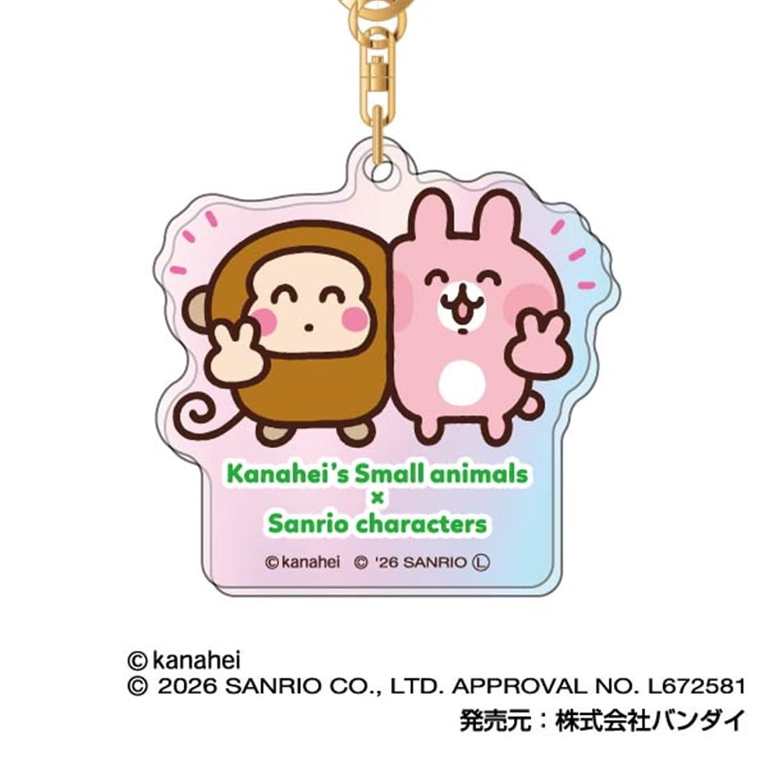 カナヘイの小動物×サンリオキャラクターズ オーロラアクリルキーホルダー 【1BOX】