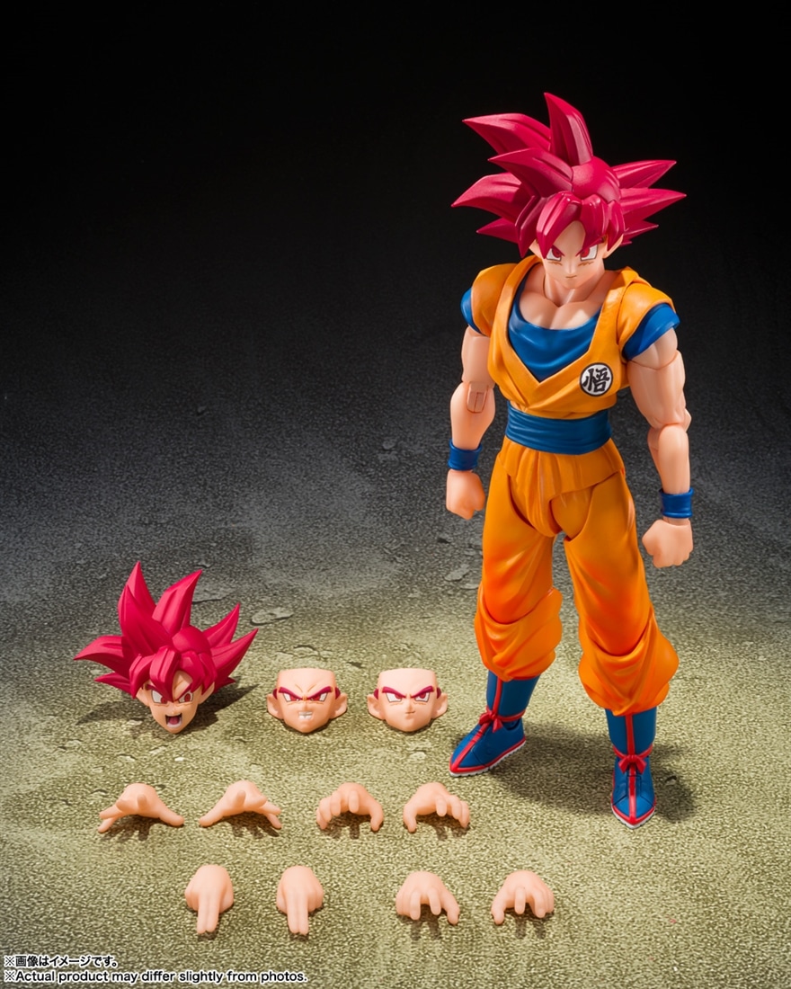 ドラゴンボール超 S.H.Figuarts 超サイヤ人ゴッド孫悟空〈神の気を纏いし姿〉