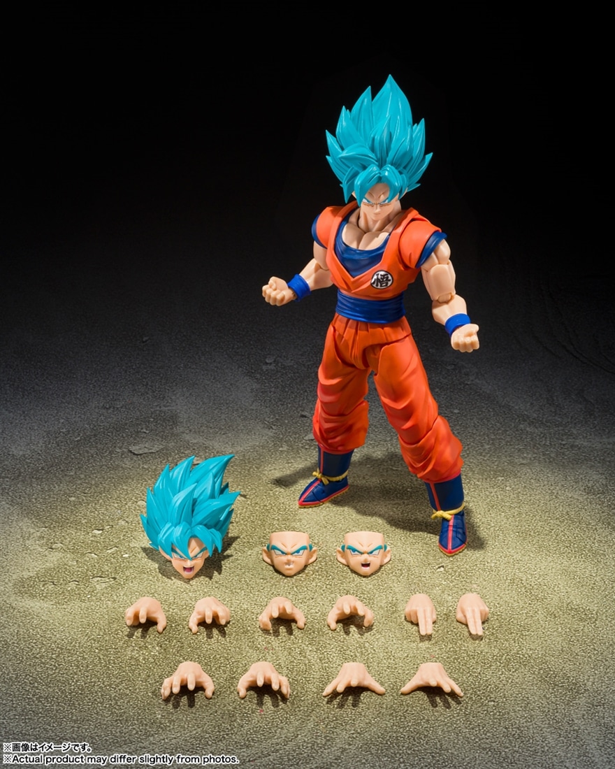 ドラゴンボール超 S.H.Figuarts 超サイヤ人ゴッド超サイヤ人孫悟空〈限界を超えし蒼き力〉
