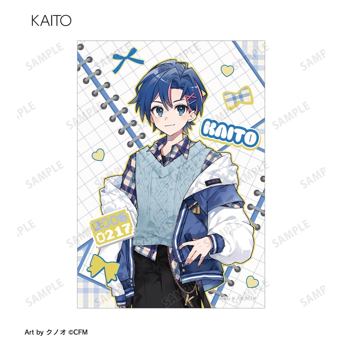 初音ミク 描き下ろし 集合 私服ver. Art by クノオ ブロマイド6枚セット