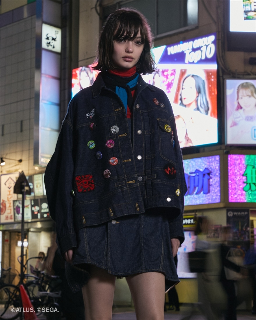 beautiful people×P5R double-end denim blouson indigo 36サイズ 36サイズ