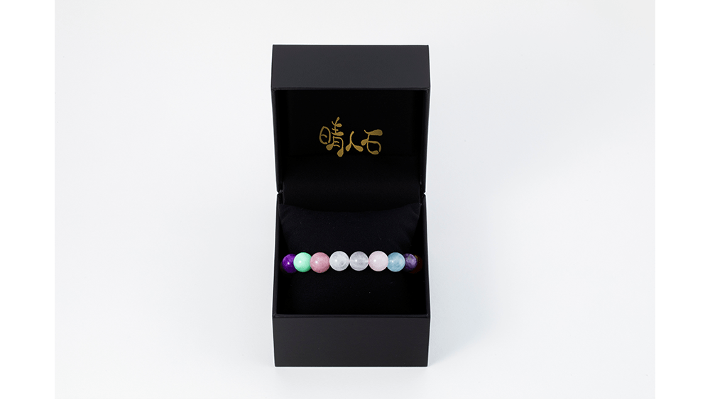 晴人　晴人石　愛の目覚め＆花めく運命　パワーストーンブレスレット2種セット17cm
