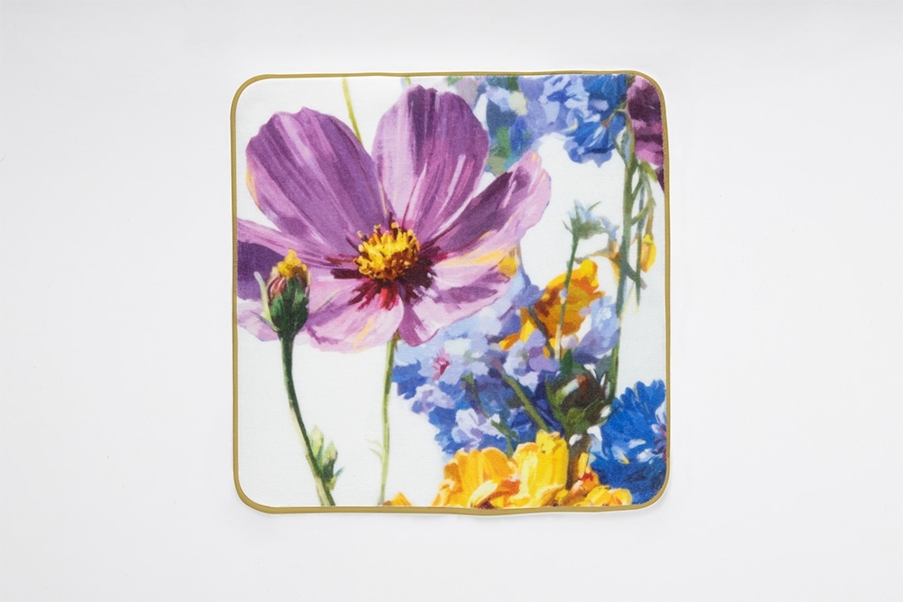 はなりーまん作品集「花と人」＆今治産オリジナルプリント「花やぐハンドタオル」セット