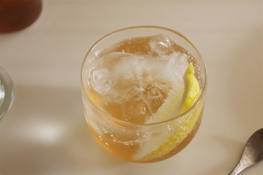 hibi hibi utsuwa "雨の日グラス" 手吹きグラス単品