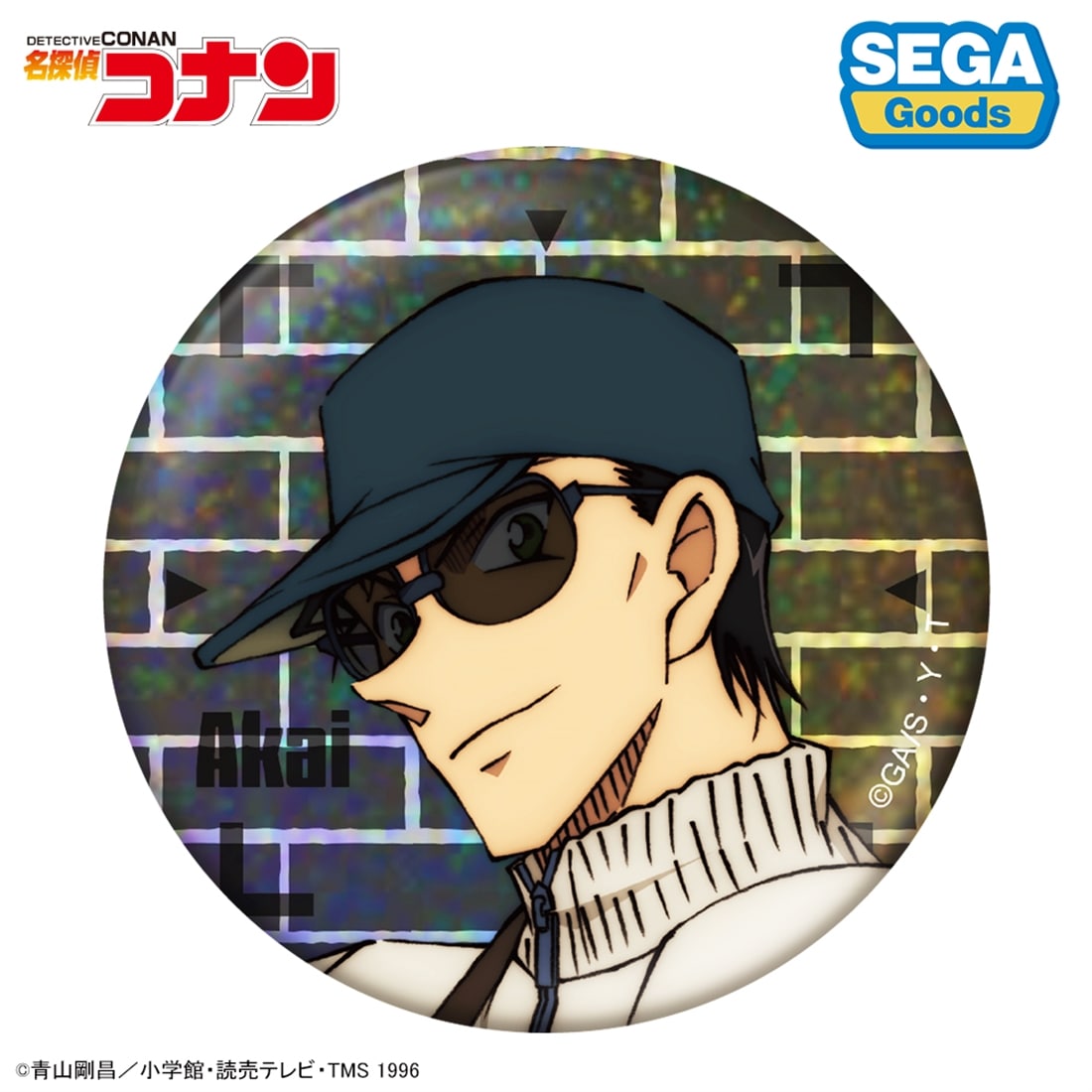 名探偵コナン ビジュアルホログラム缶バッジ Vol.1