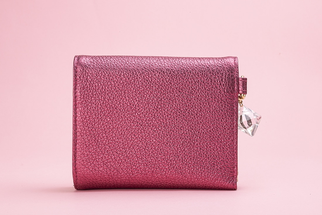 Amanda A mah　隕石チャーム付き New STAR magenta ウォレット