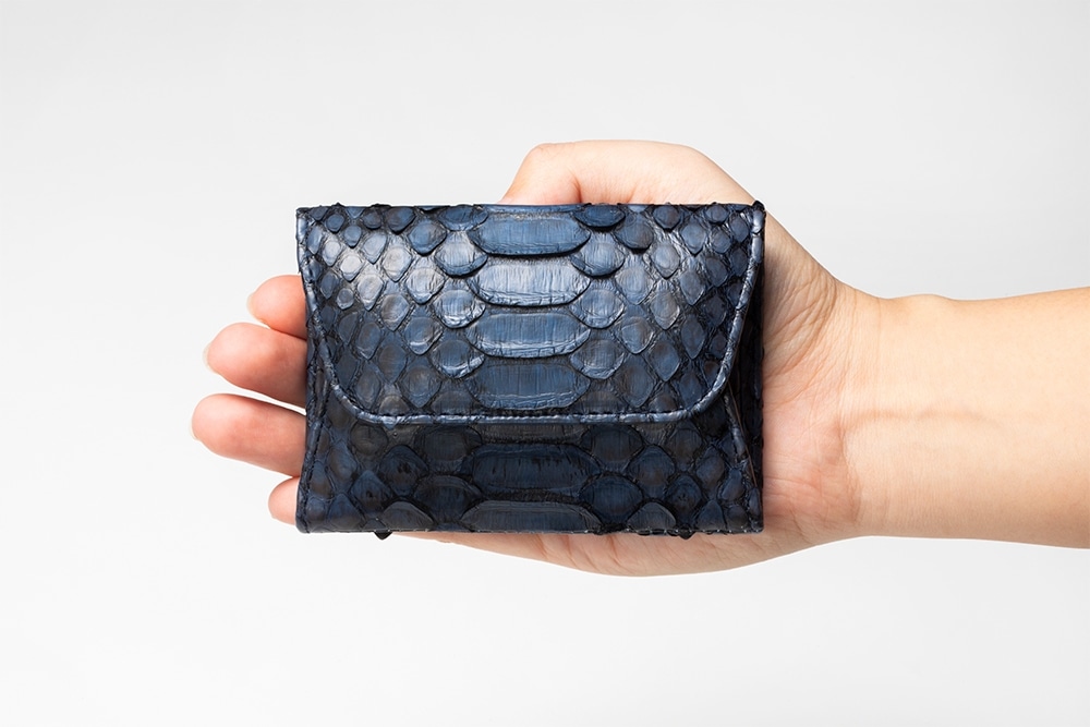 【数量限定】ハッピー.三姉妹　金運アップ巳守豆財布（みまもりまめざいふ）　ネイビー