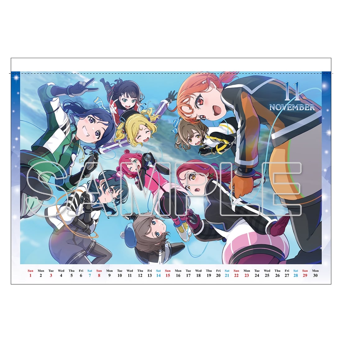 【二次受注】『ラブライブ！サンシャイン!!』 カレンダー 2026