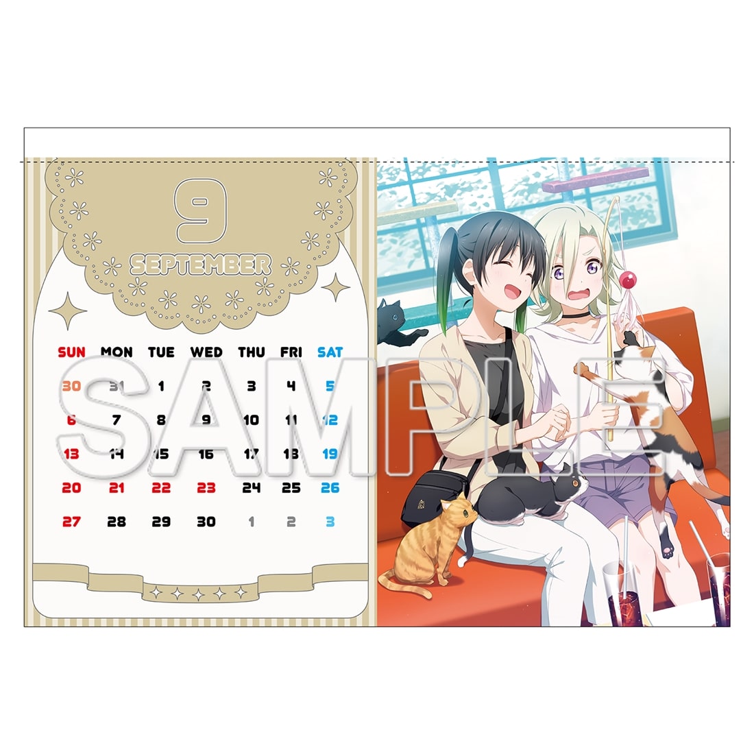 【二次受注】『ラブライブ！虹ヶ咲学園スクールアイドル同好会』 カレンダー 2026