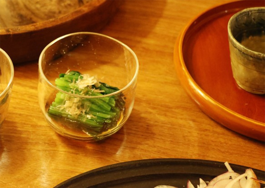 hibi hibi utsuwa "雨の日グラス" 手吹きグラス単品