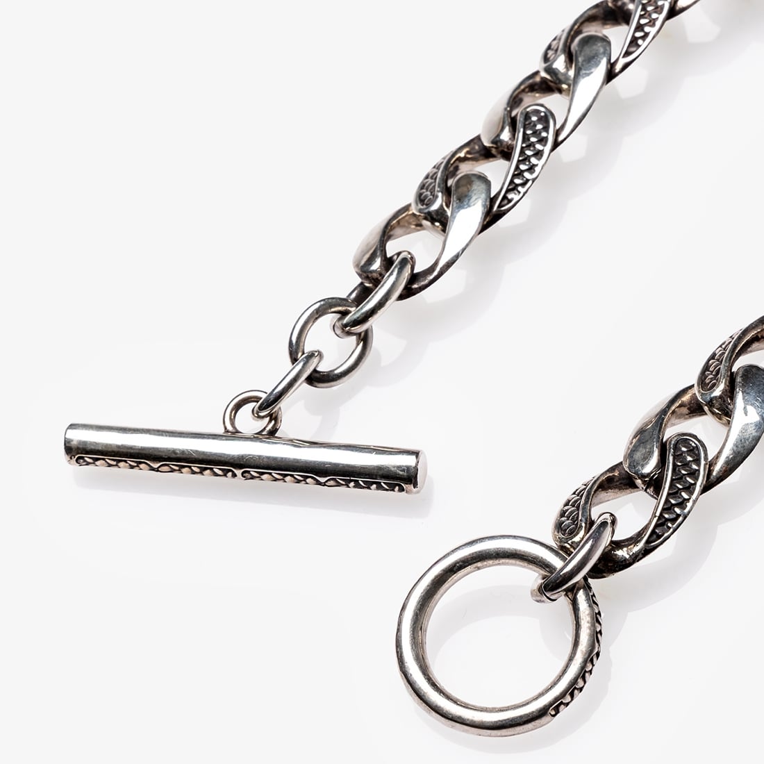 【龍が如く】OX JEWELRy Limited Scale Chain Bracelet for ICHIBAN KASUGA シルバー　Sサイズ シルバー Sサイズ
