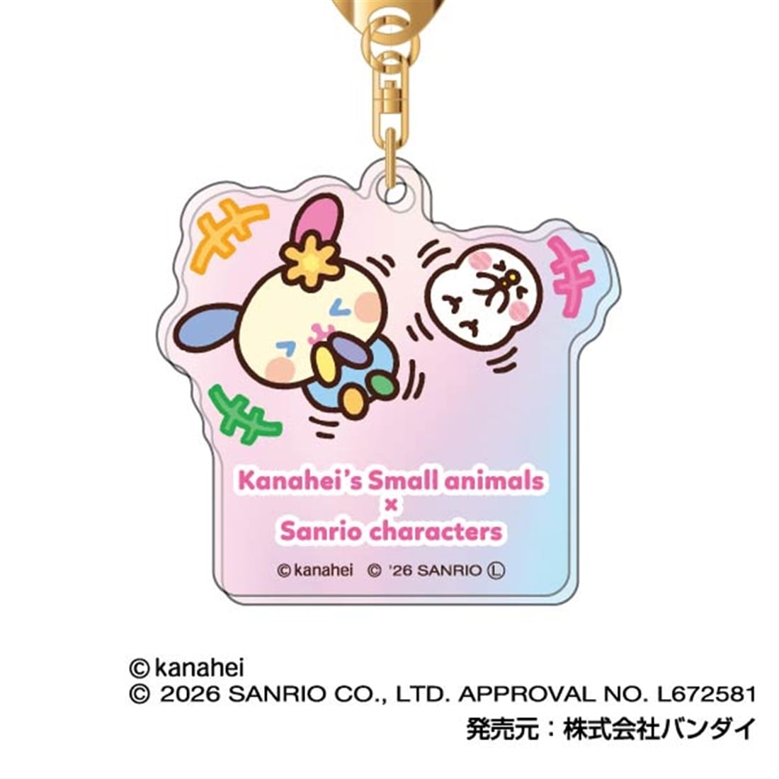カナヘイの小動物×サンリオキャラクターズ オーロラアクリルキーホルダー 【1BOX】