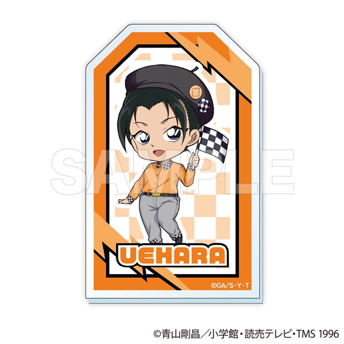 名探偵コナン トレーディングアクリルバッジスタンド チェッカーフラッグ② 【1BOX】