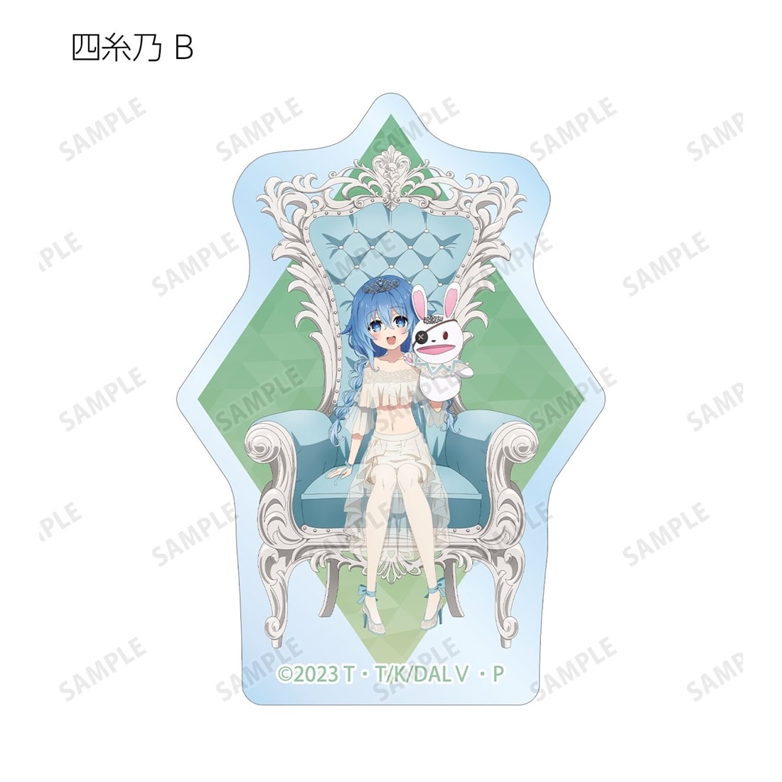 デート・ア・ライブV 描き下ろし プリンセス玉座ver. トレーディングクリアダイカットステッカー 【1BOX】